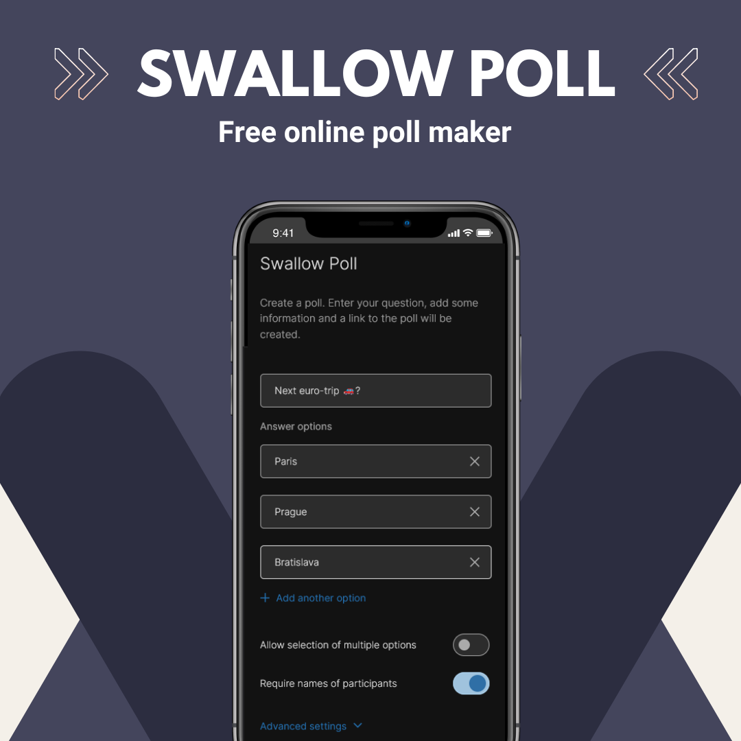 ? Swallow Poll - Free online poll and survey tool | Swallow Poll blog